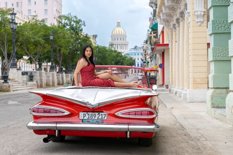 La Habana en carro clásico